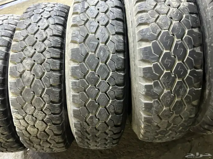 كفرات دنلوب ابو لبنه مع جنوط ديازل صيني مقاس 16 جيب 13