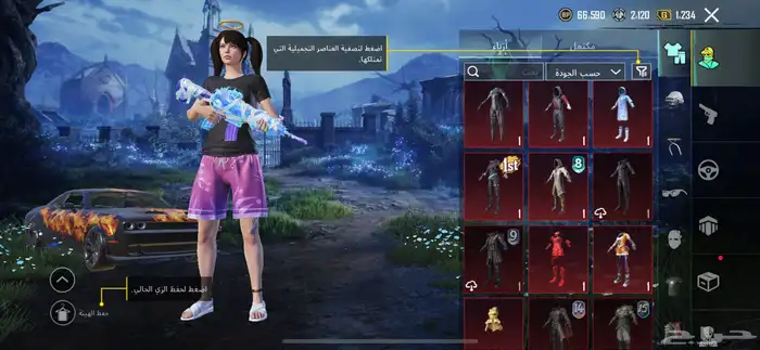 حساب ببجي 6