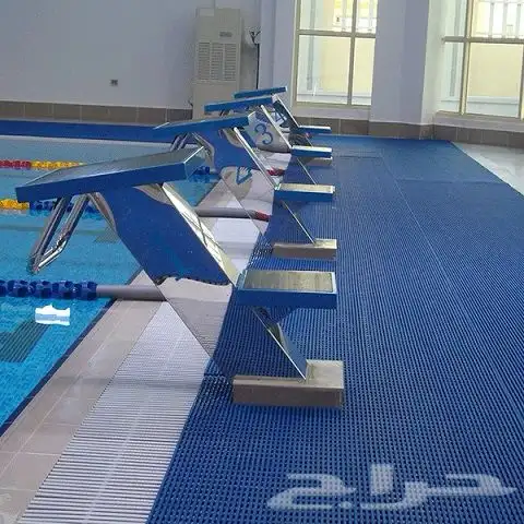 فرش أرضية ضد الانزلاق PVC رابر بلاستيك أرضيات حمامات 4