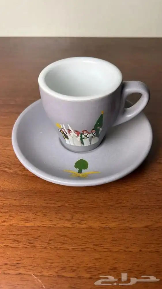 كوب اسبرسيو ( العرضة ) رسم يدوي 1
