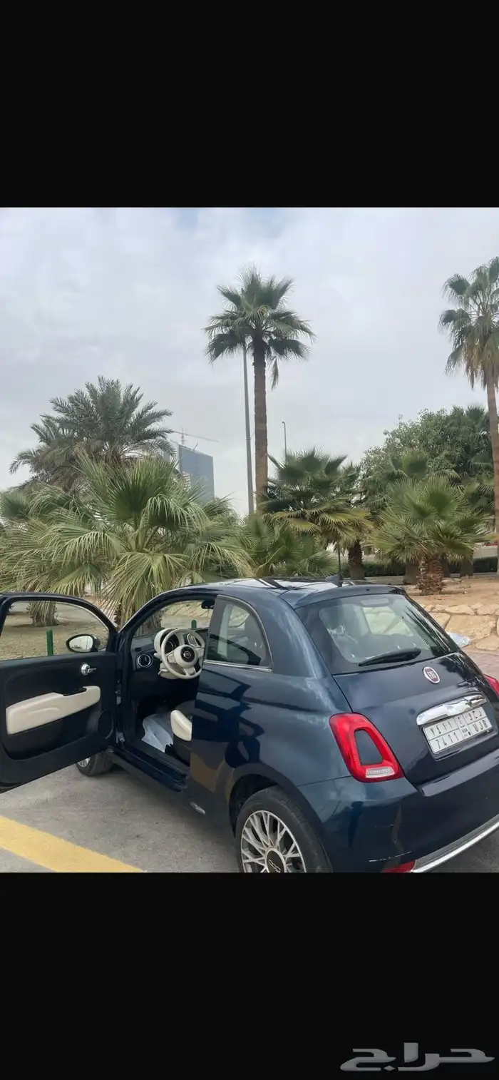 فيات 2021 ازرق غامق 500 5