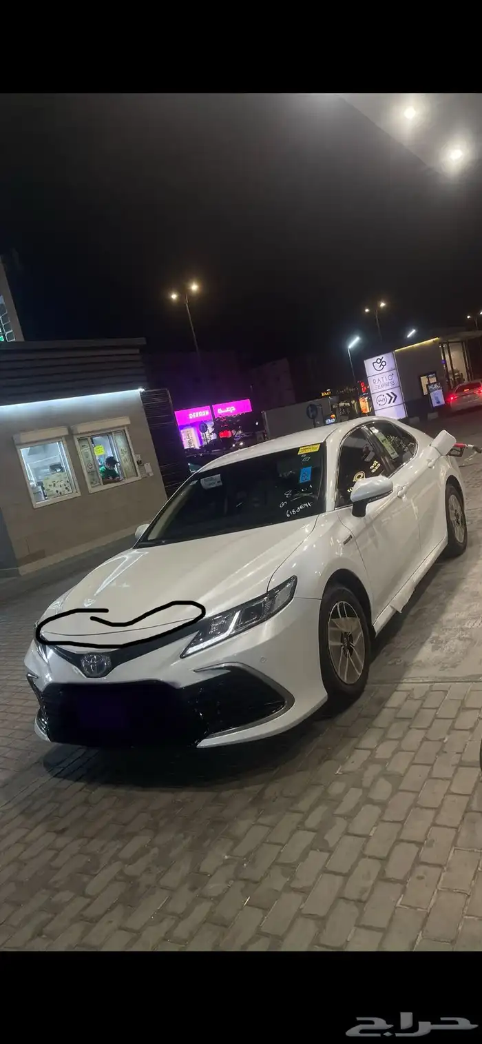 طبلون خلفي كامري 2024وجلدة شبك فوق شرط وكالة 3