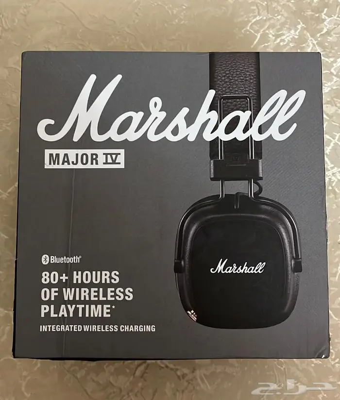 سماعة  Marshall Major IV اسود 3