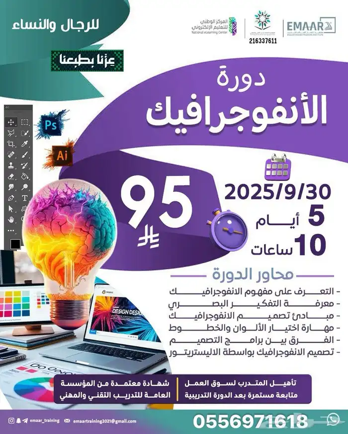 دورة فن الانفوجرفيك اونلاين 0