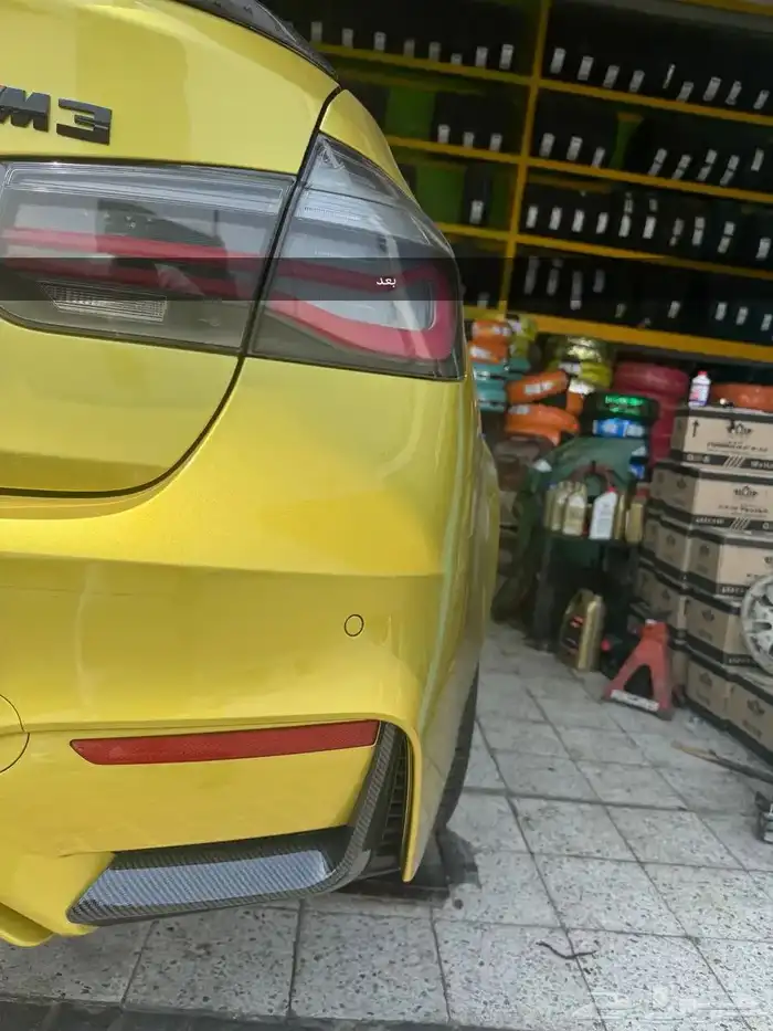 زوائد امامية وخلفية كاربون فايبر 6 قطع BMW M4 M3 4