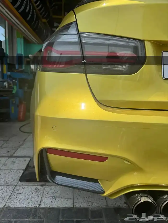 زوائد امامية وخلفية كاربون فايبر 6 قطع BMW M4 M3 3