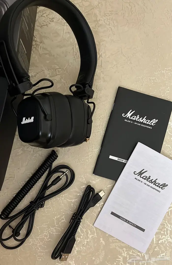 سماعة  Marshall Major IV اسود 2