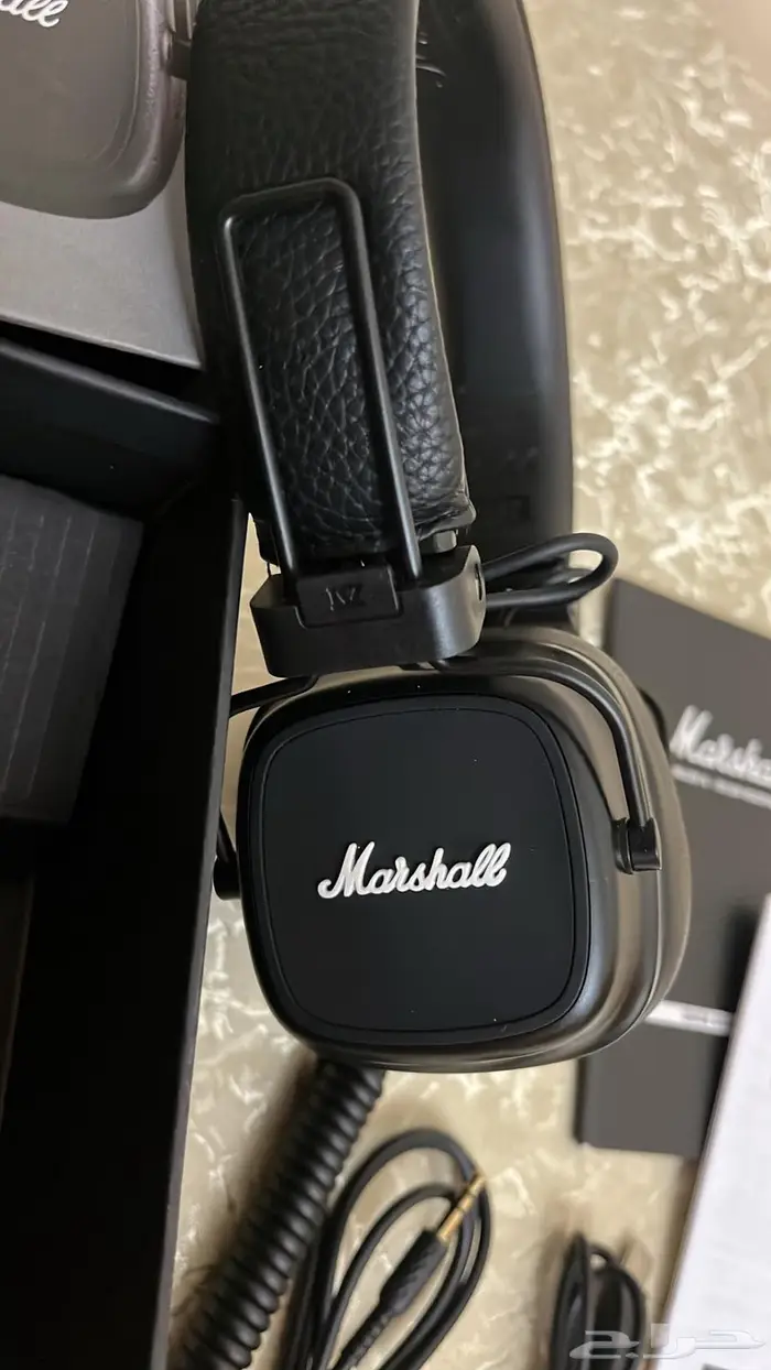 سماعة  Marshall Major IV اسود 5