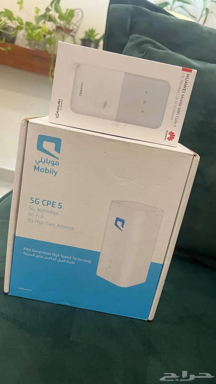 إنترنت لا محدود من موبايلي G5 مودم و روتر متنقل 3