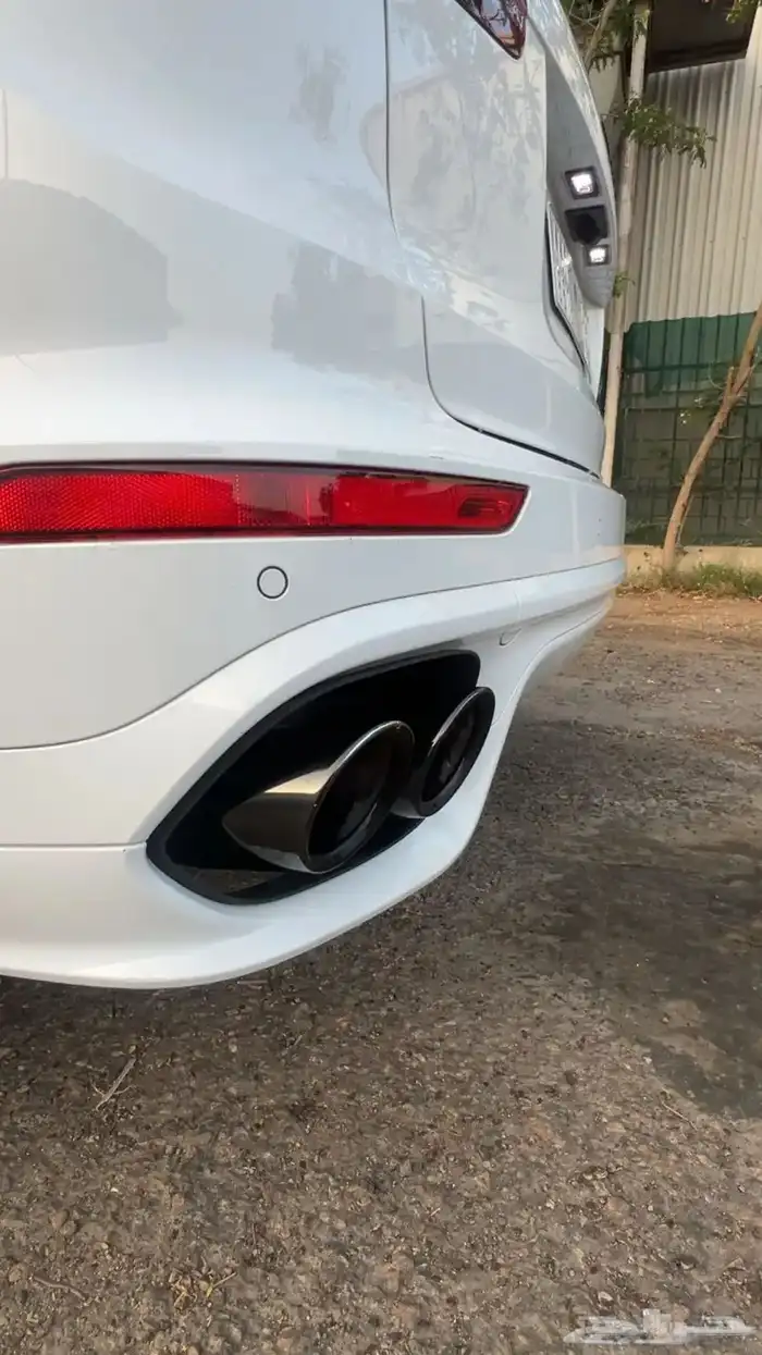 بورش كايين gts ابيض داخلي احمر 8