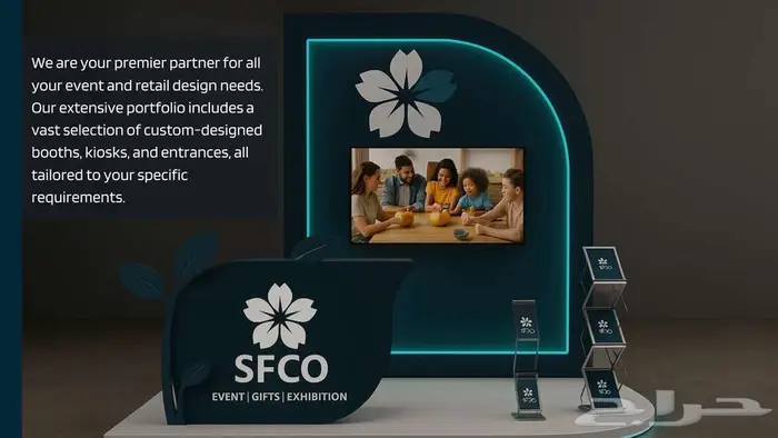 متخصصون في تصميم وتنفيذ أجنحة المعارض والأكشاك-الشرقية 3
