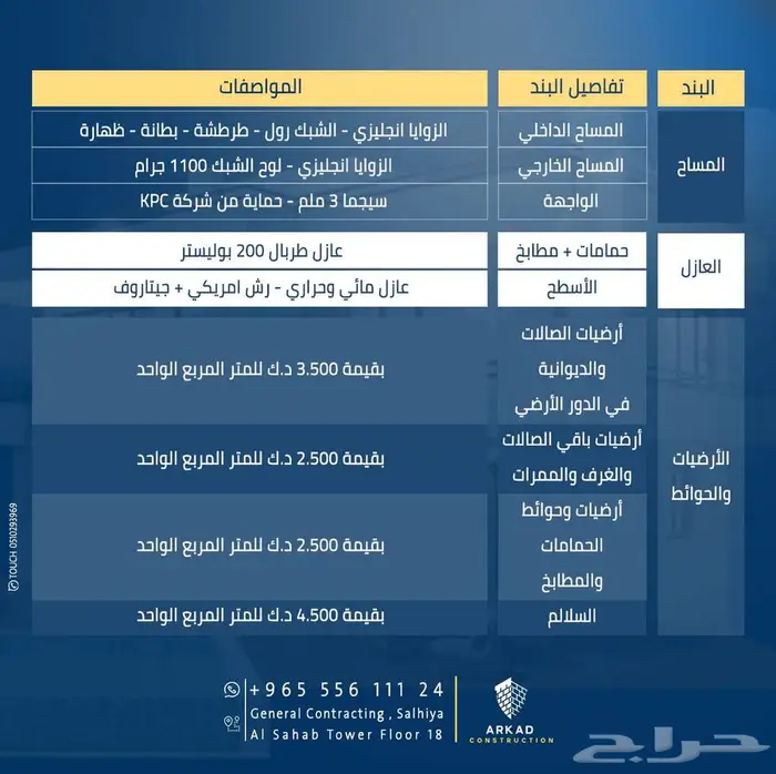 مصمم جرافيك بروفايل وعروض شركات مقاولات وعقارات 9