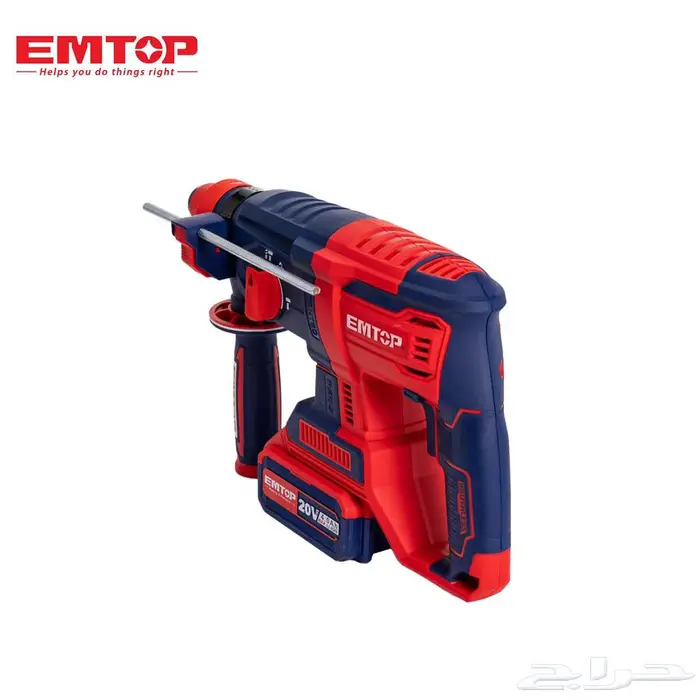 دريل مطرقي لاسلكي EMTOP 20V   محرك Brushless وحفر قوي 4