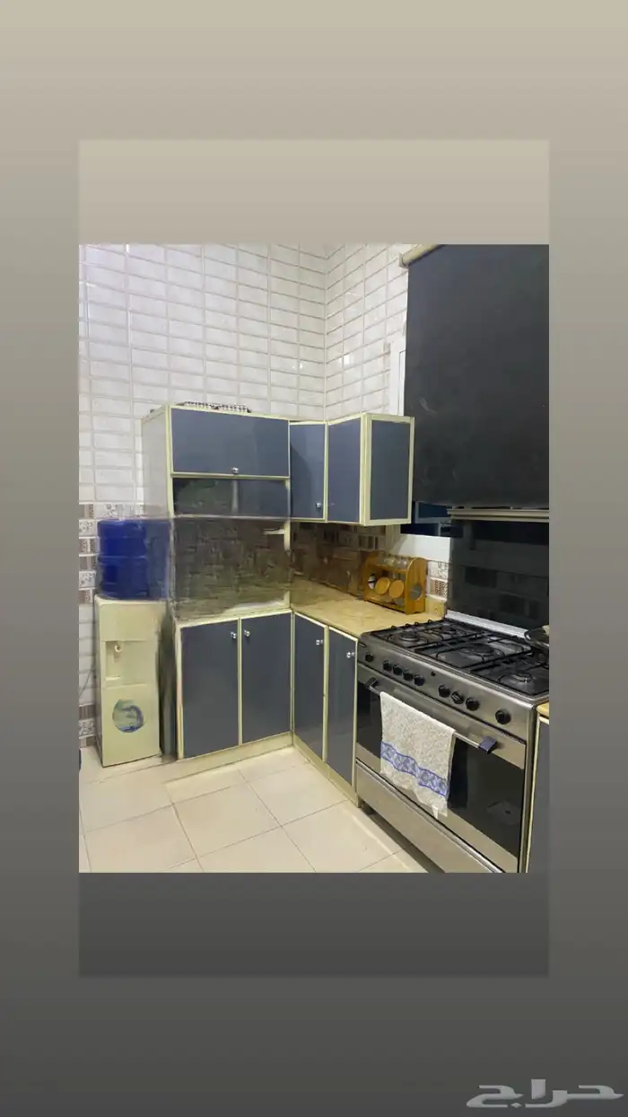 ثلاجه وحده فرن و دولاب مطبخ 2