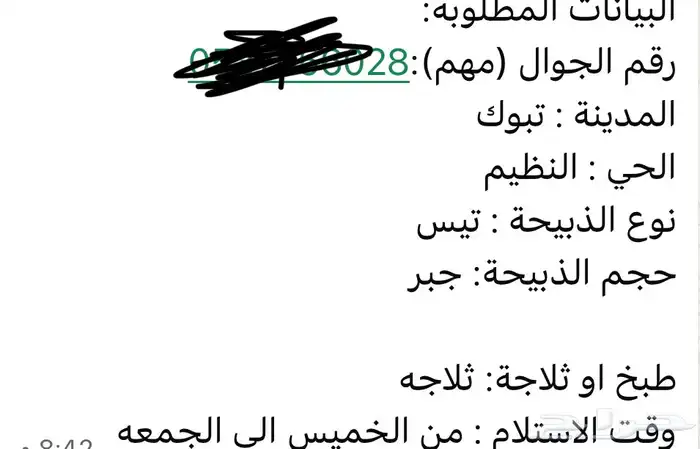 خروف نعيمي سمين ونظيف 1