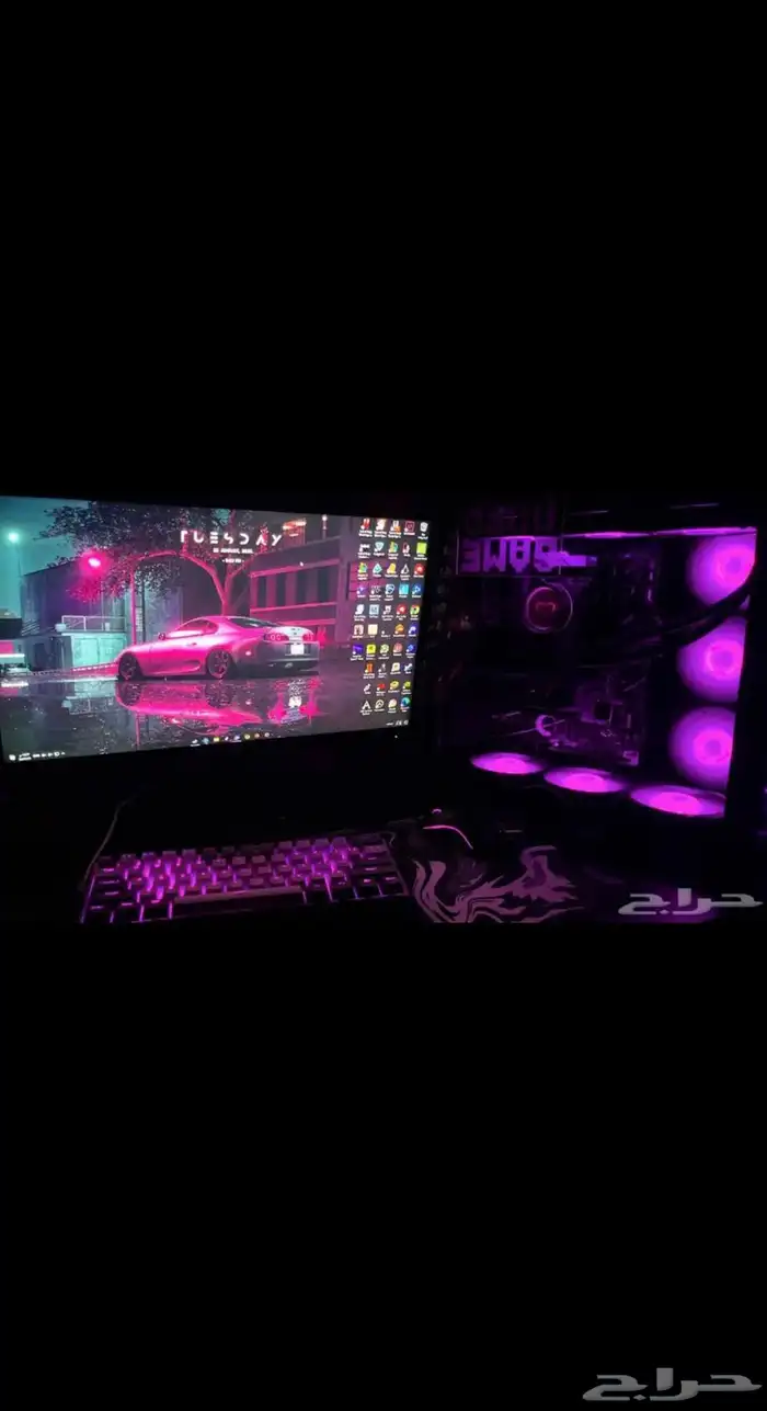 للبيع كمبيوتر مكتبي ألعاب وجرافيكس (PC Gaming Build) 0