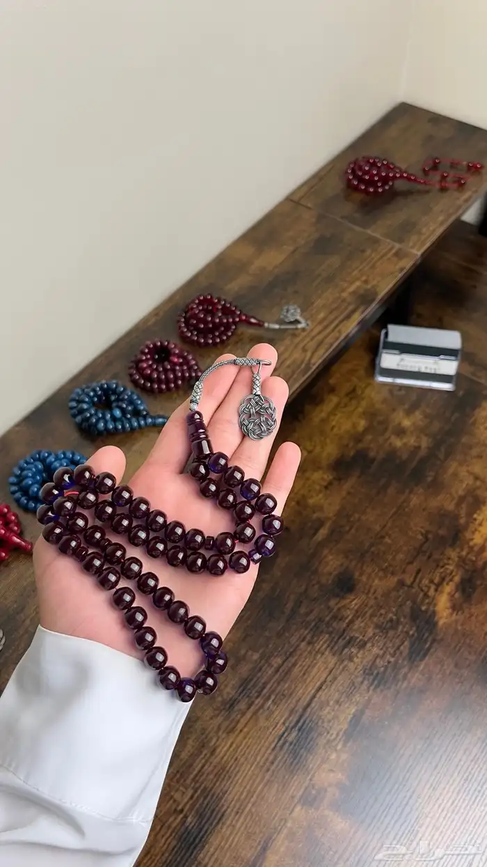 مسباح زعفراني بطربزونه فضه عيار ألف 2