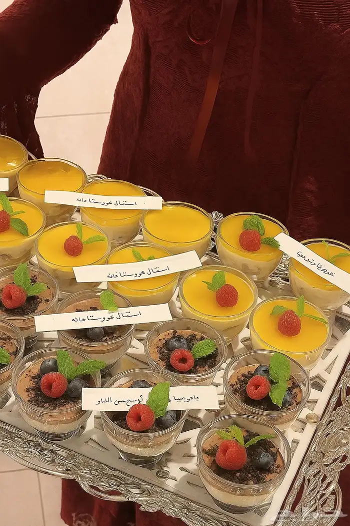 اورد للكوفيهات والديوانيات ومناسبتكم حلا المانجو والتراميسو 5