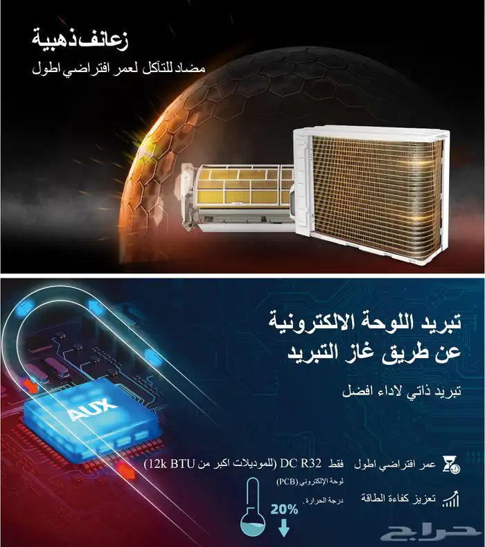 مكيفات سبيلت aux انفيرتر 2