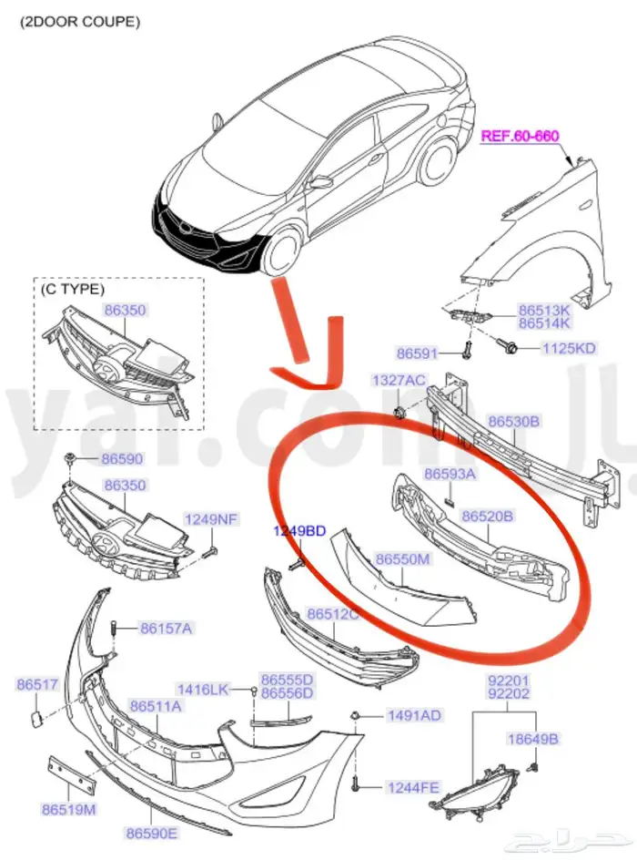 قطع النترا كوبيه من 2013 إلى 2014 ((مستخدمة)) 1