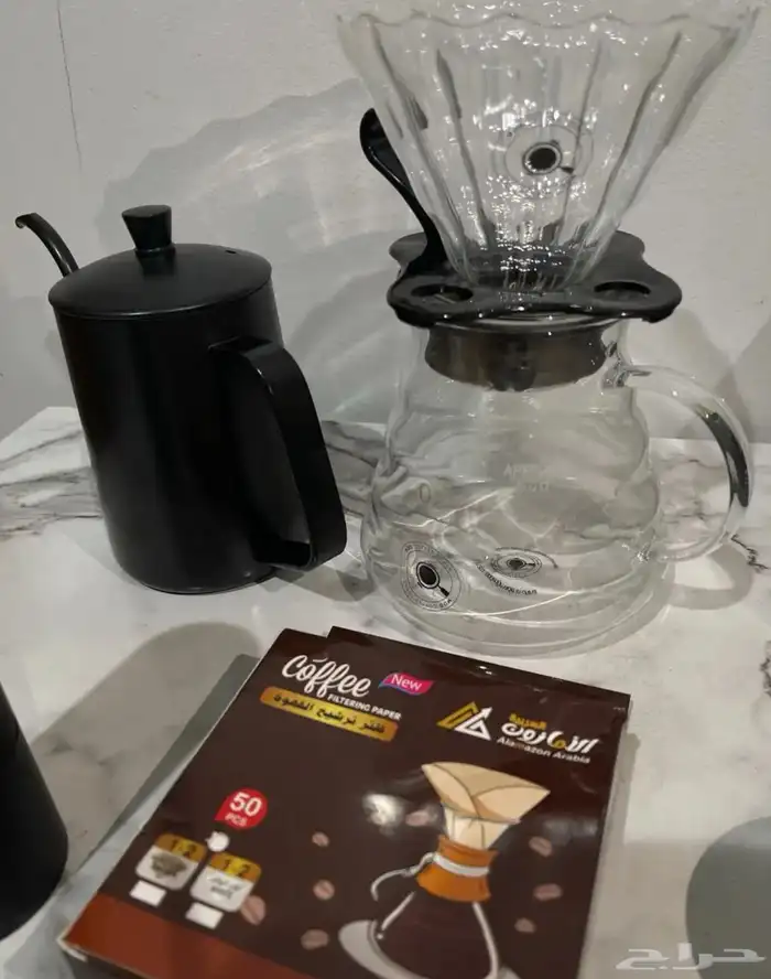 عدة V60 استخدام شهر العده من رفوف البن 4