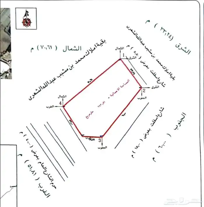 ارض للبيع محافظة تنومة 1