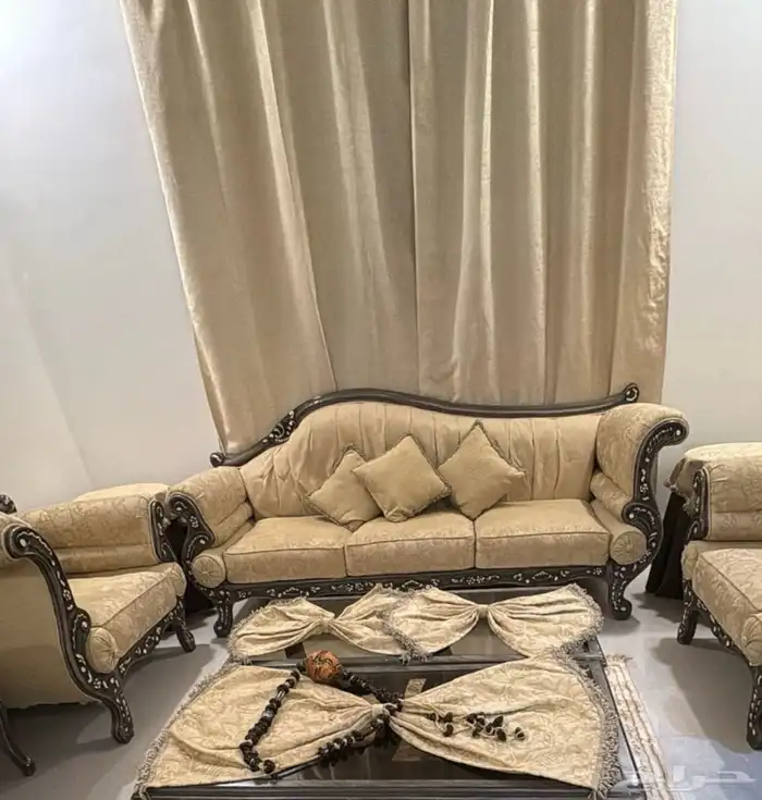 مجلس تركي خشب زان قديم 5