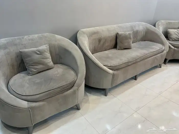 كنب 6 قطع مع 5 طاولات 4