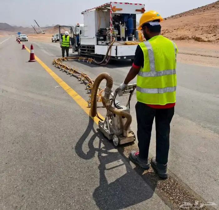 غسيل وازالة دهانات تخطيط الطرق دهانات طرق 0