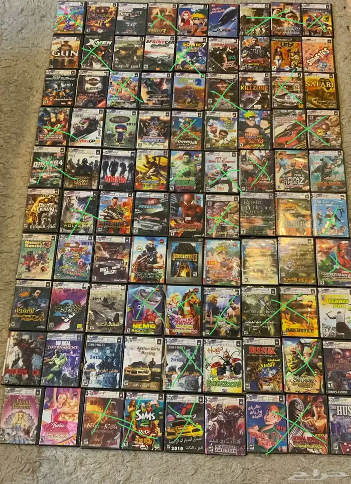 للبيع أشرطة سوني بلايستيشن 1 2 3 4 5 psp Xbox 360 4