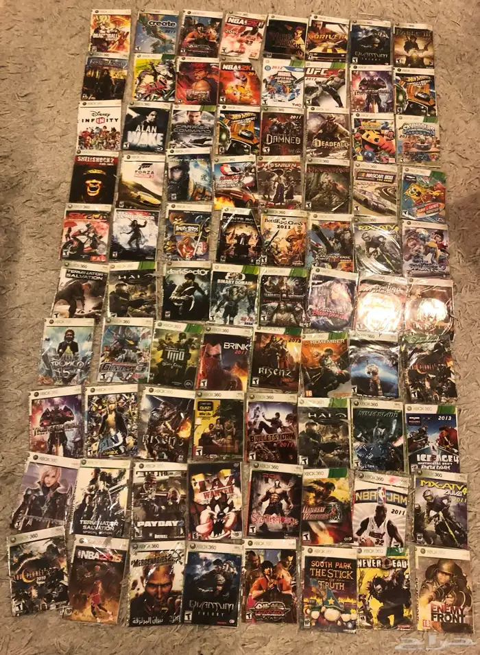للبيع أشرطة سوني بلايستيشن 1 2 3 4 5 psp Xbox 360 10