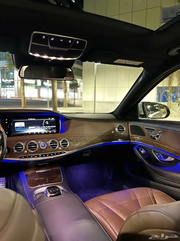 مرسيدس بنز S400 يخت 2015 قمة النظافة بحالة الوكالة 37