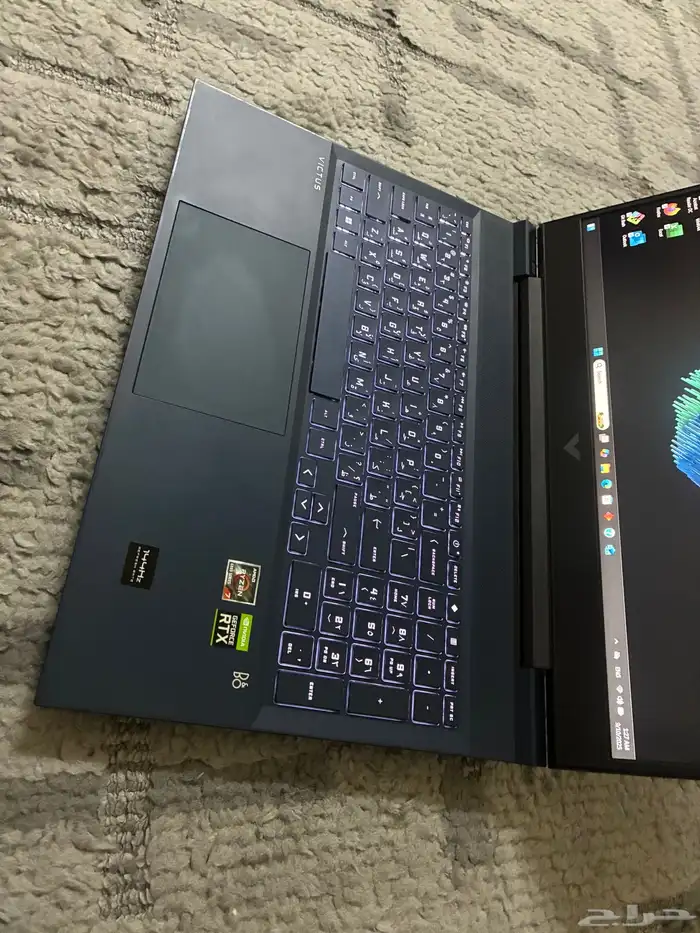 لابتوب إتش بي فيكتوس جيمنج وتصاميم معالج رايزن 7 5