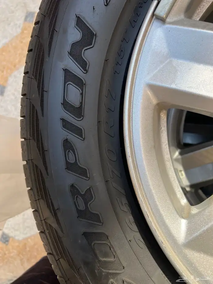 للبيع كفرات بريلي جديدة من موتر اصفار 25 2