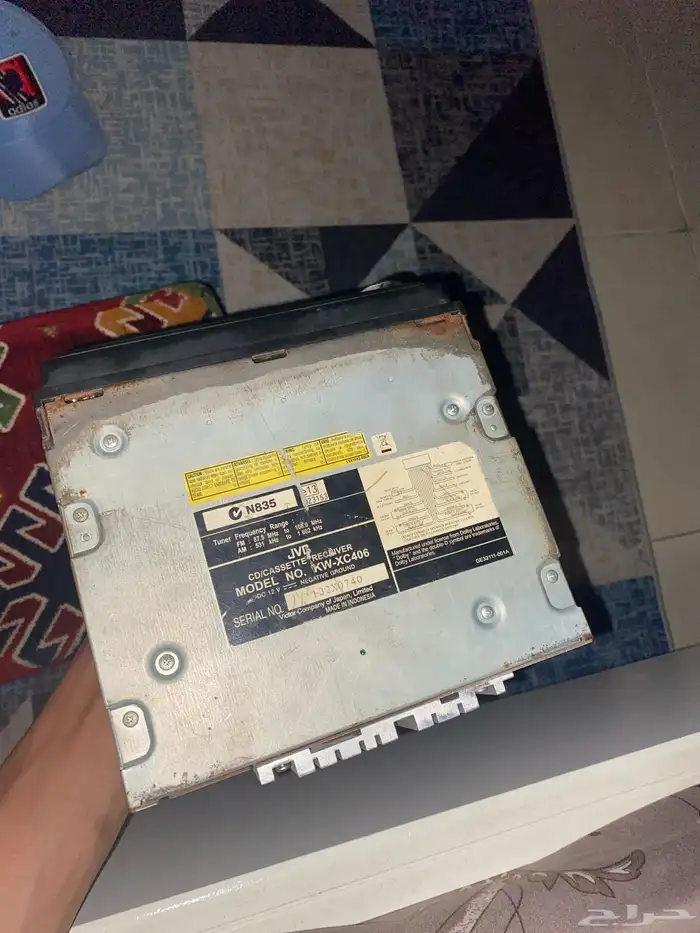 مسجل jvc وجنط فورد اسود 1