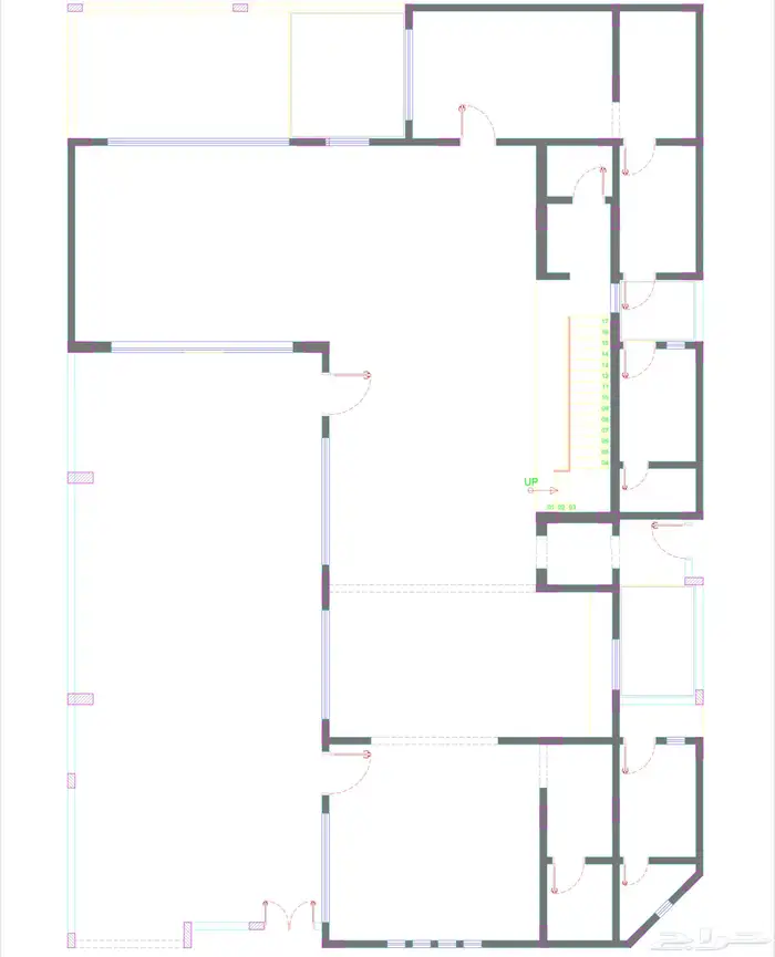 رفع مساحي وكشف أعمدة 10