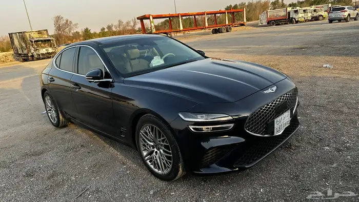 جنسس G70 2021 ازرق غامق رويال 8