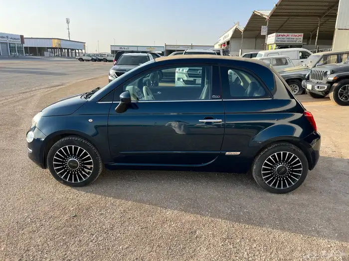 فيات 500C 2020 نظيف مخزن مستخدم واحد ممشى قليل سعودي 7