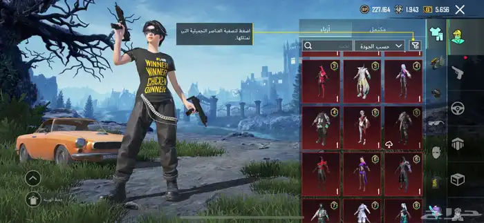 حساب ببجي ممتاز . 2