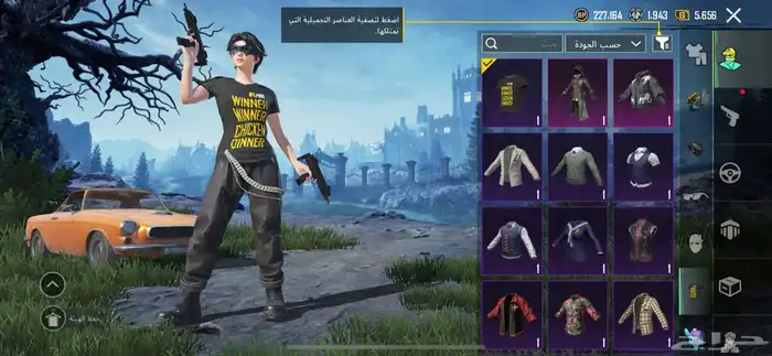 حساب ببجي ممتاز . 8