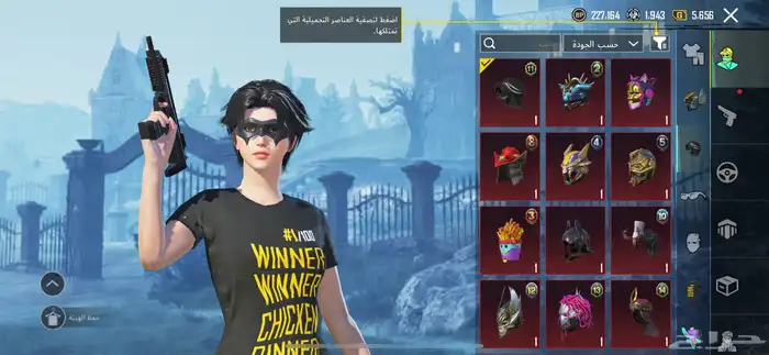 حساب ببجي ممتاز . 5
