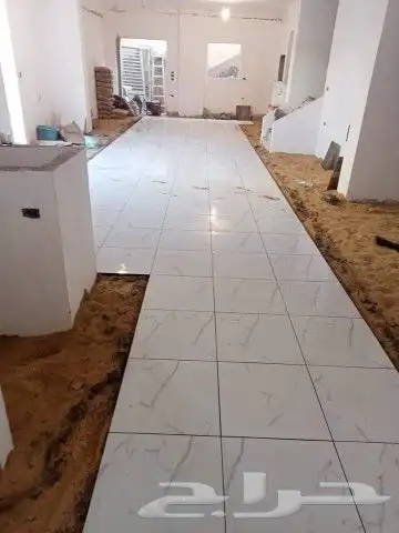 فني تركيب سراميك بلاط انتر لوك منتجعات فلل 0