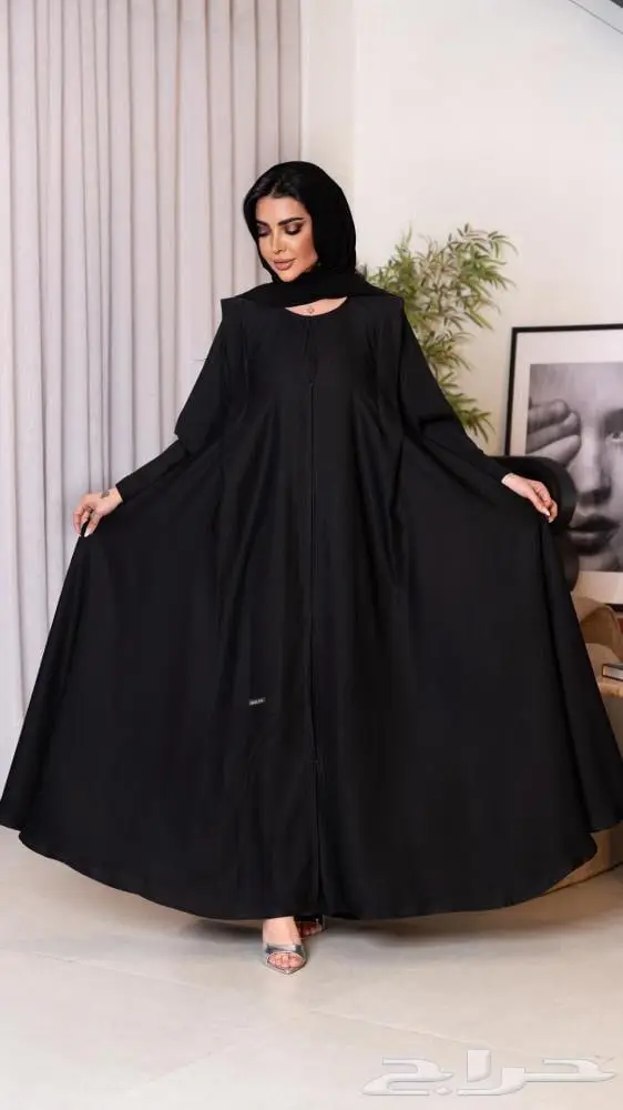 عباية كتف دبل كلوش من دار لينا جديدة 0