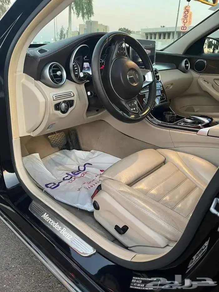مرسيدس c200 اسود موديل 2015 10