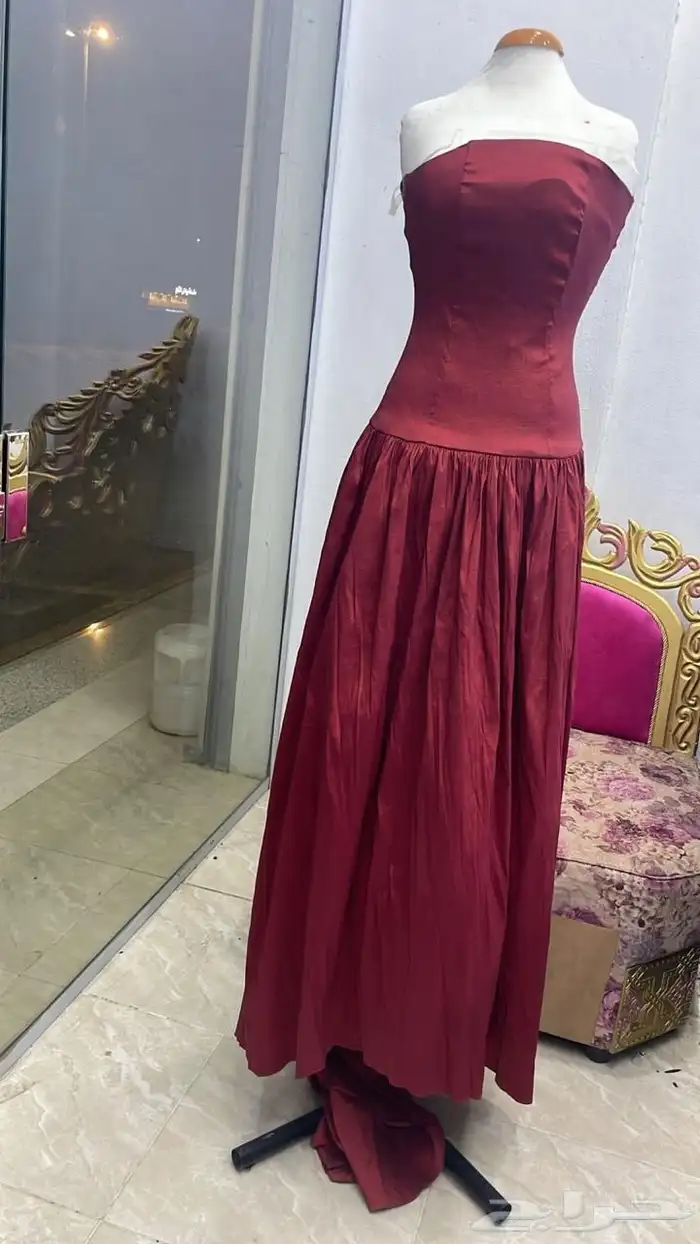 فستان جديد نظيف لبسه مره وحده فقط مقاس sسمول 3