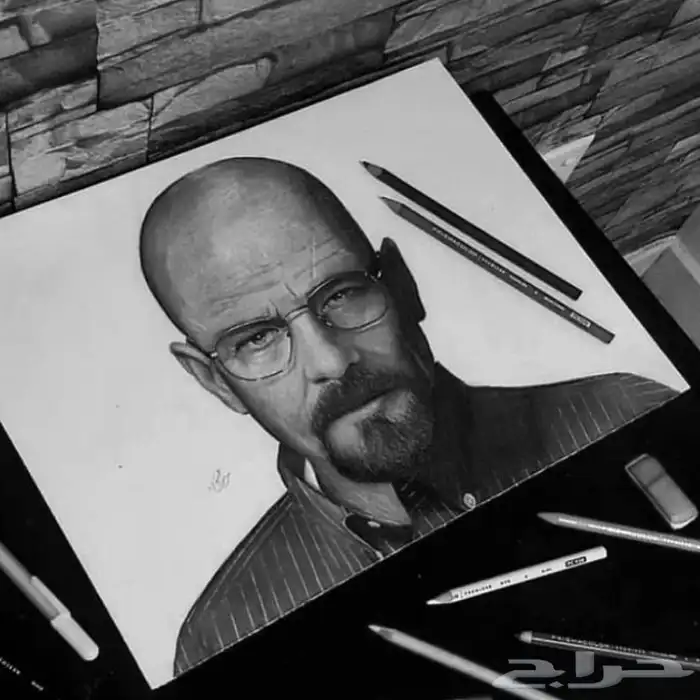 رسم شخصيات رسم يدوي 9