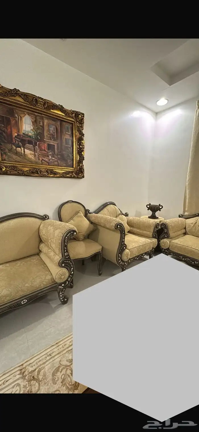 مجلس تركي خشب زان قديم 1