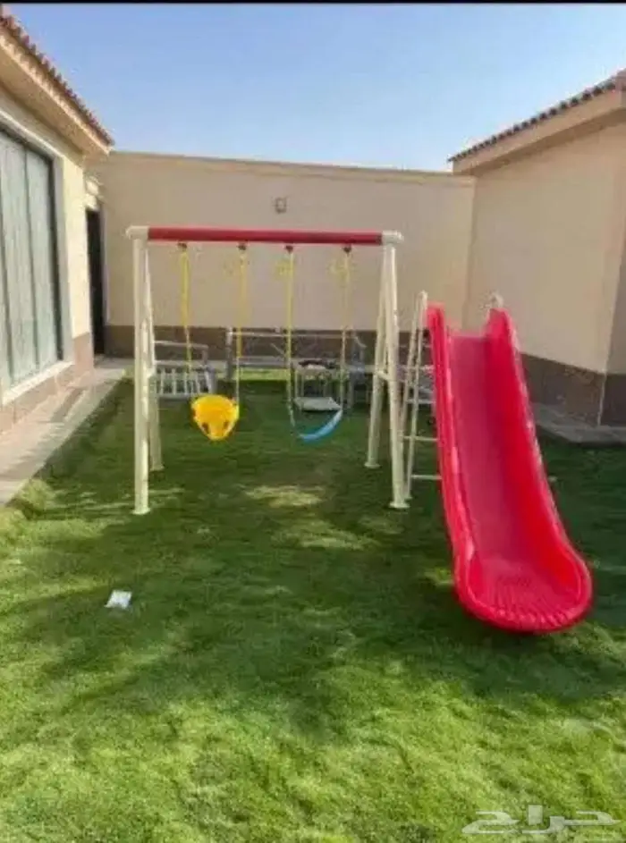 مراجيح الحديقة للبيوت وغيرها بلاستيكية وحديدية 14