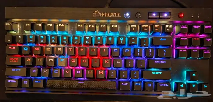 كيبورد قيمنق Corsair K65 Lux MX Red 0
