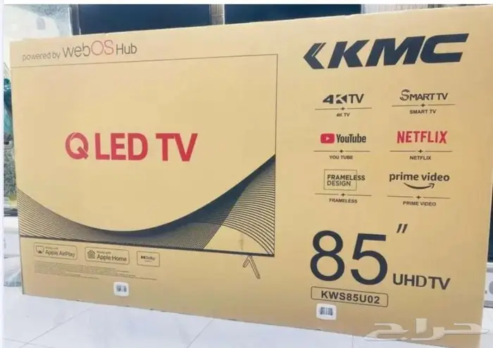 بيع شاشه تلفزيون 75 و65 و55 واي فاي 3